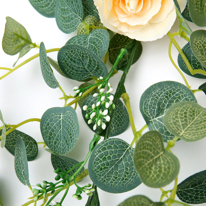 Artificial Eucalyptus with Rose