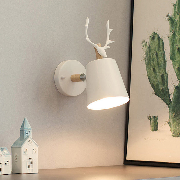 Antler bedside lamp