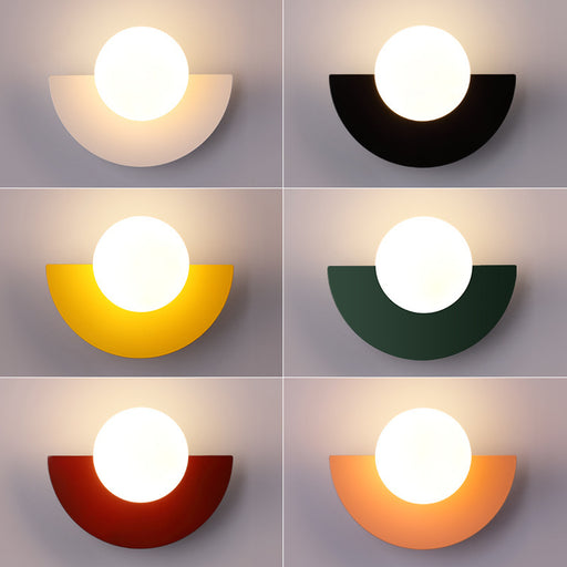 Colorful Simple Living Room Wall Lamp