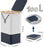 100L Laundry Hamper with Lid & Removable Bag