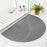 Non-Slip Semicircle Bathroom Door Bath Mat