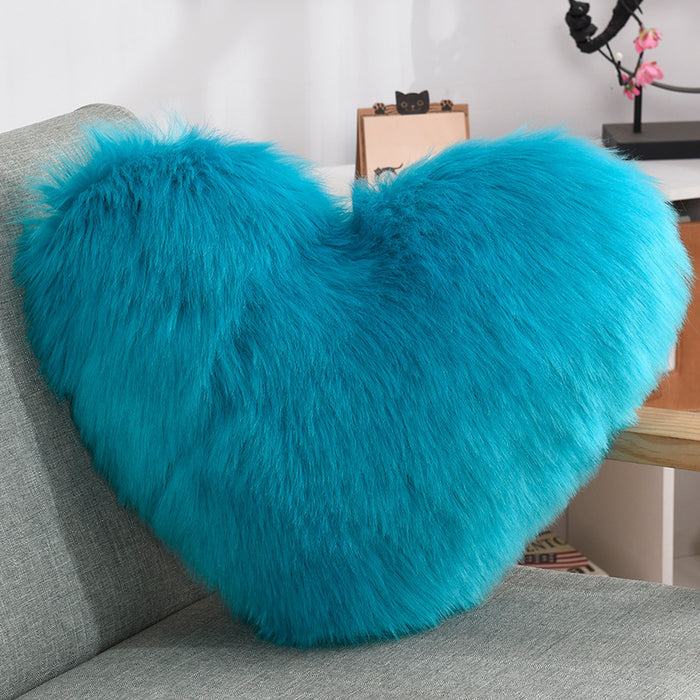 Heart Shape Throw Pillow Cover