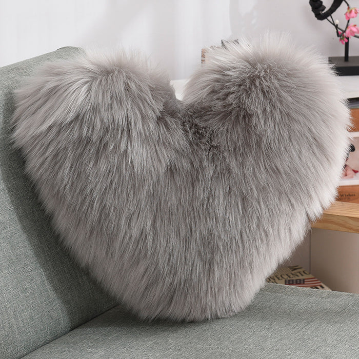 Heart Shape Throw Pillow Cover