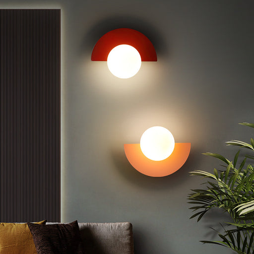 Colorful Simple Living Room Wall Lamp